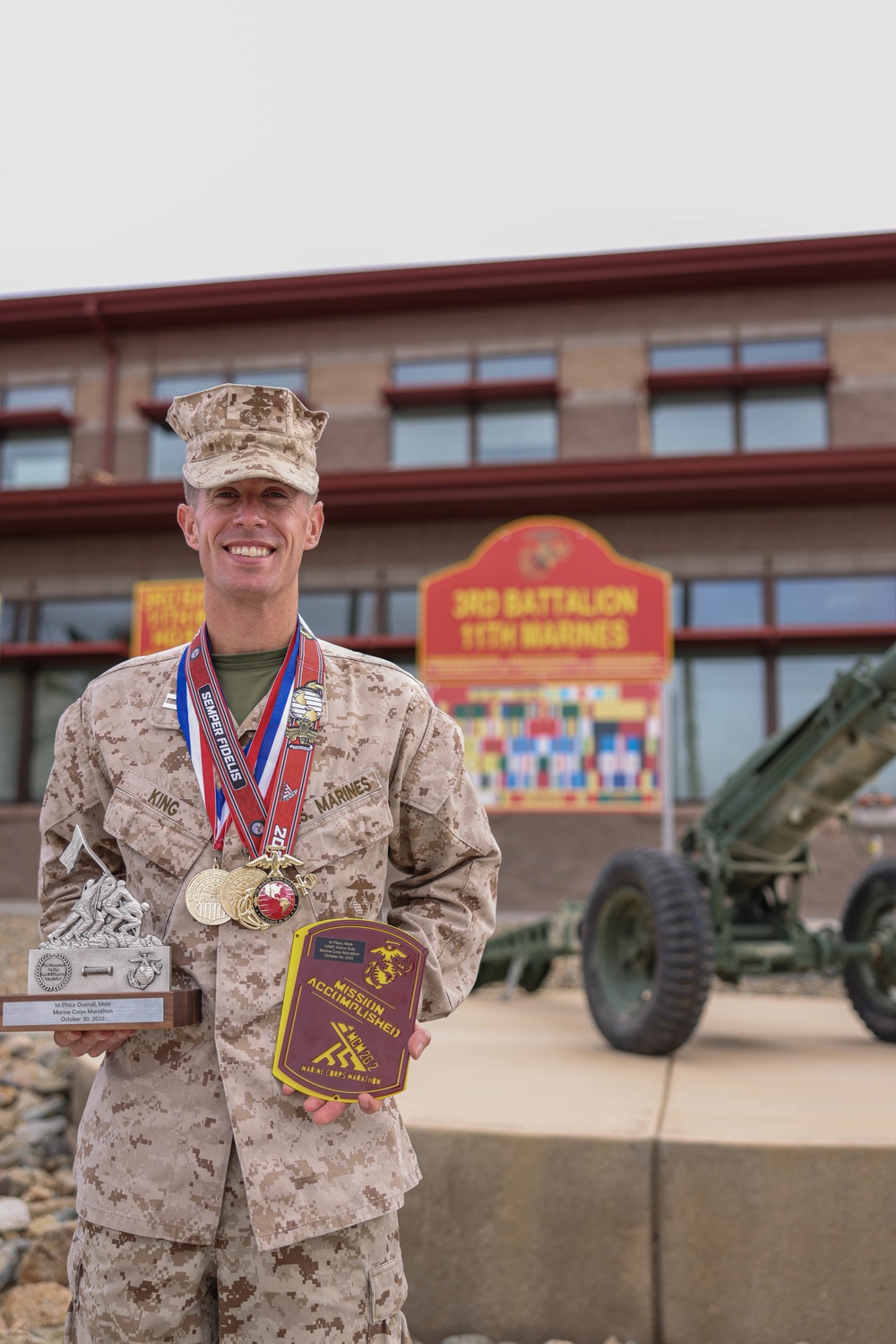 Active-duty Marine wins Marine Corps Marathon for first time in 39 years