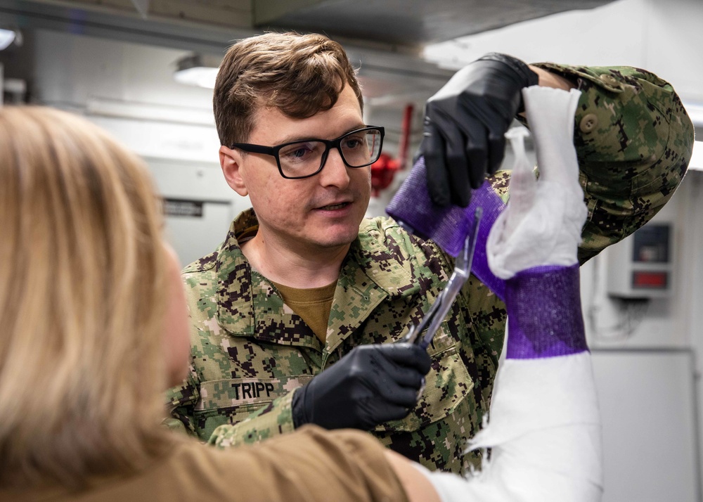 Daily Operations Onboard USS George H.W. Bush (CVN 77)