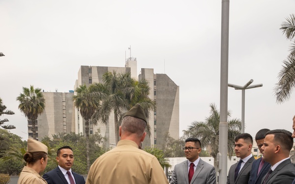 Deputy Commander of U.S. Marine Corps Forces, South Visits Peru