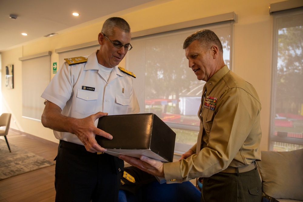 Deputy Commander of U.S. Marine Corps Forces, South Visits Peru