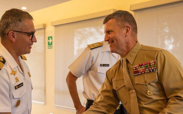 Deputy Commander of U.S. Marine Corps Forces, South Visits Peru
