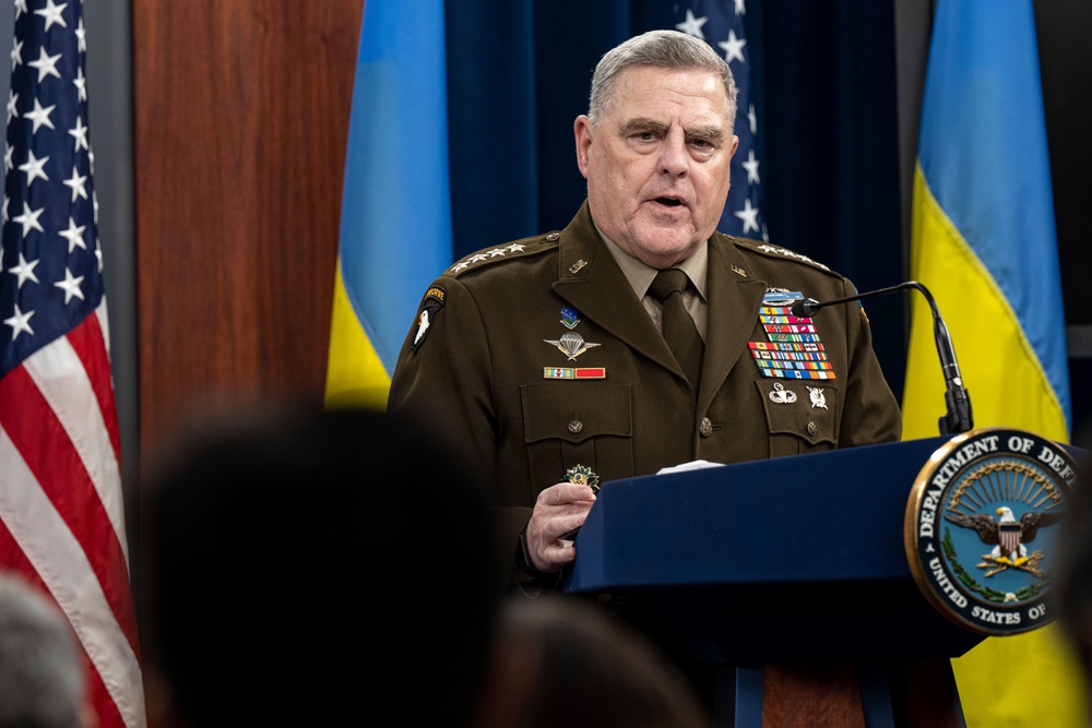 SECDEF and CJCS Conduct Press Briefing