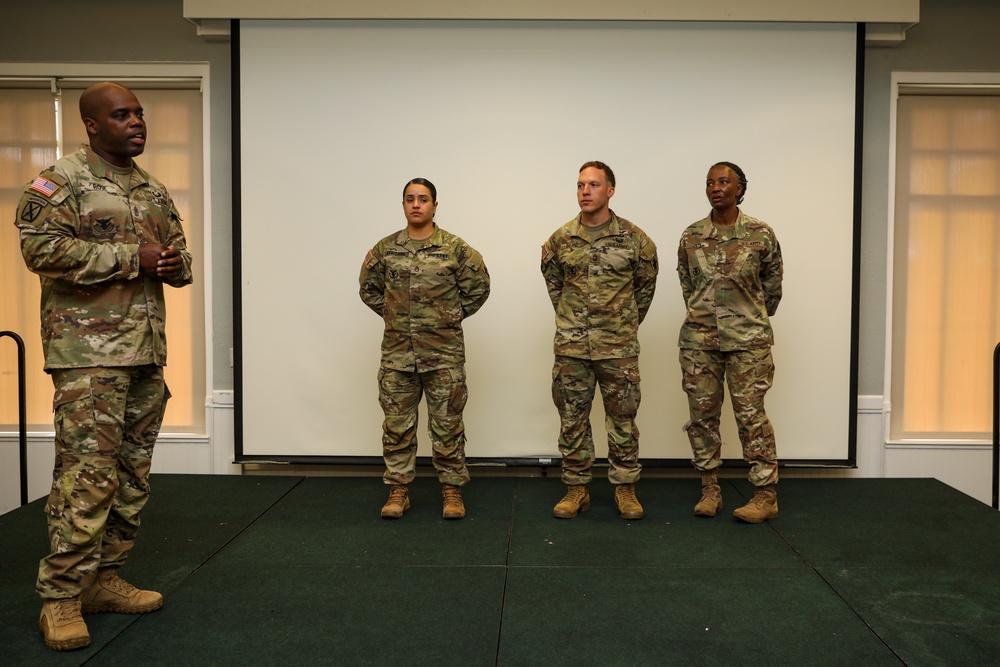 Noncommissioned officers graduate from the retention training course