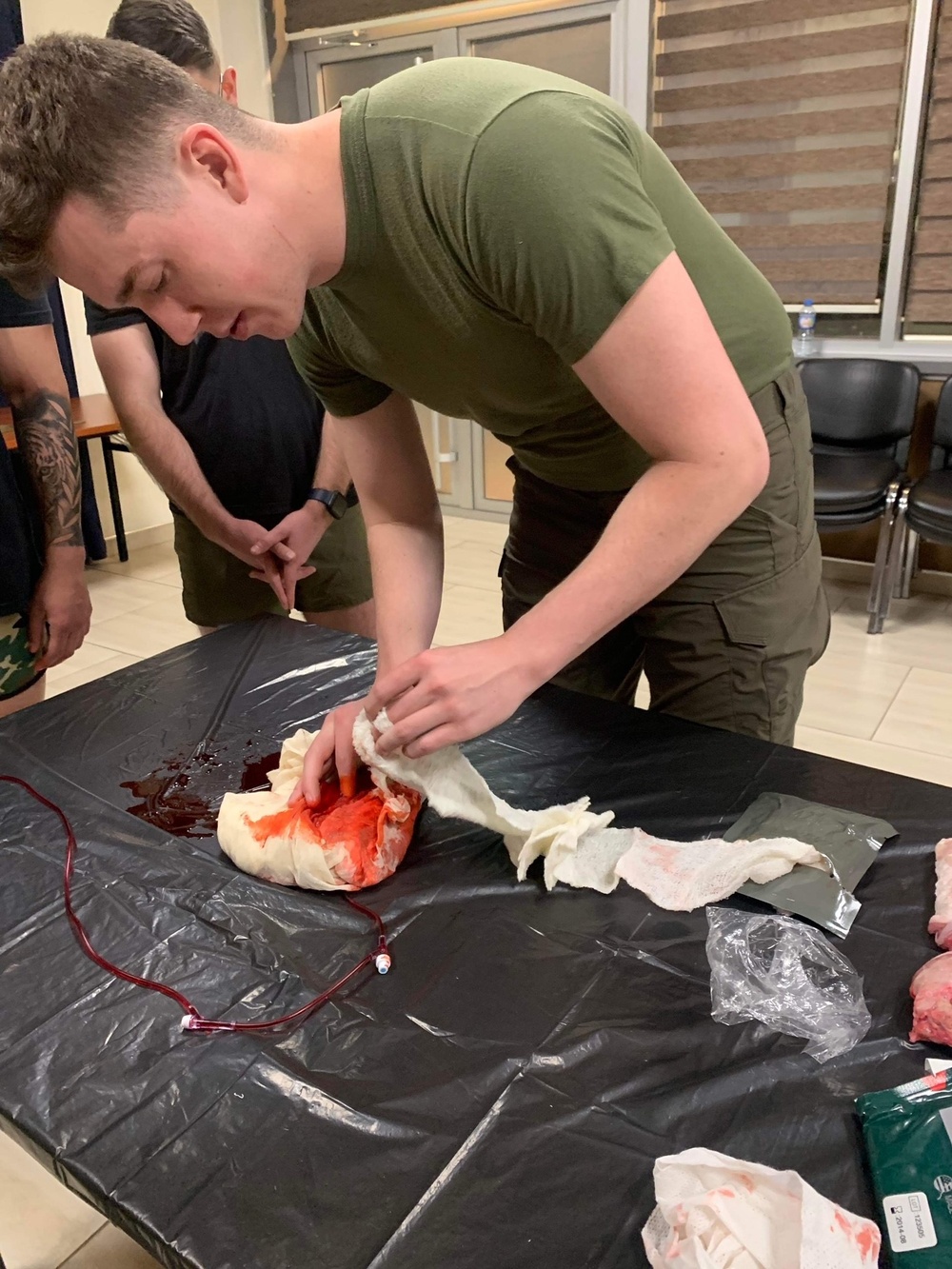 MSGs conduct tactical combat casualty care training in Iraq