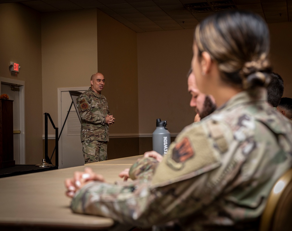 SJAFB hosts 15th AF Command Chief