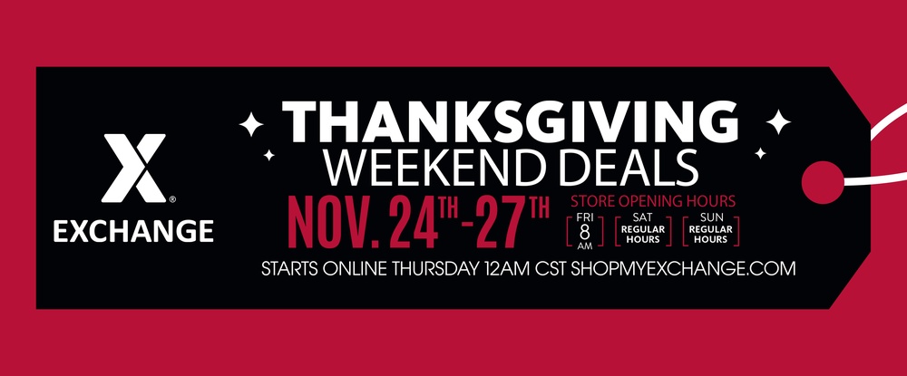 Exchange Featuring Hot Deals Thanksgiving Day through Cyber Week
