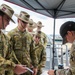 Senior leaders from the Australian Defence Force tour LSV3 during Koolendong 22.