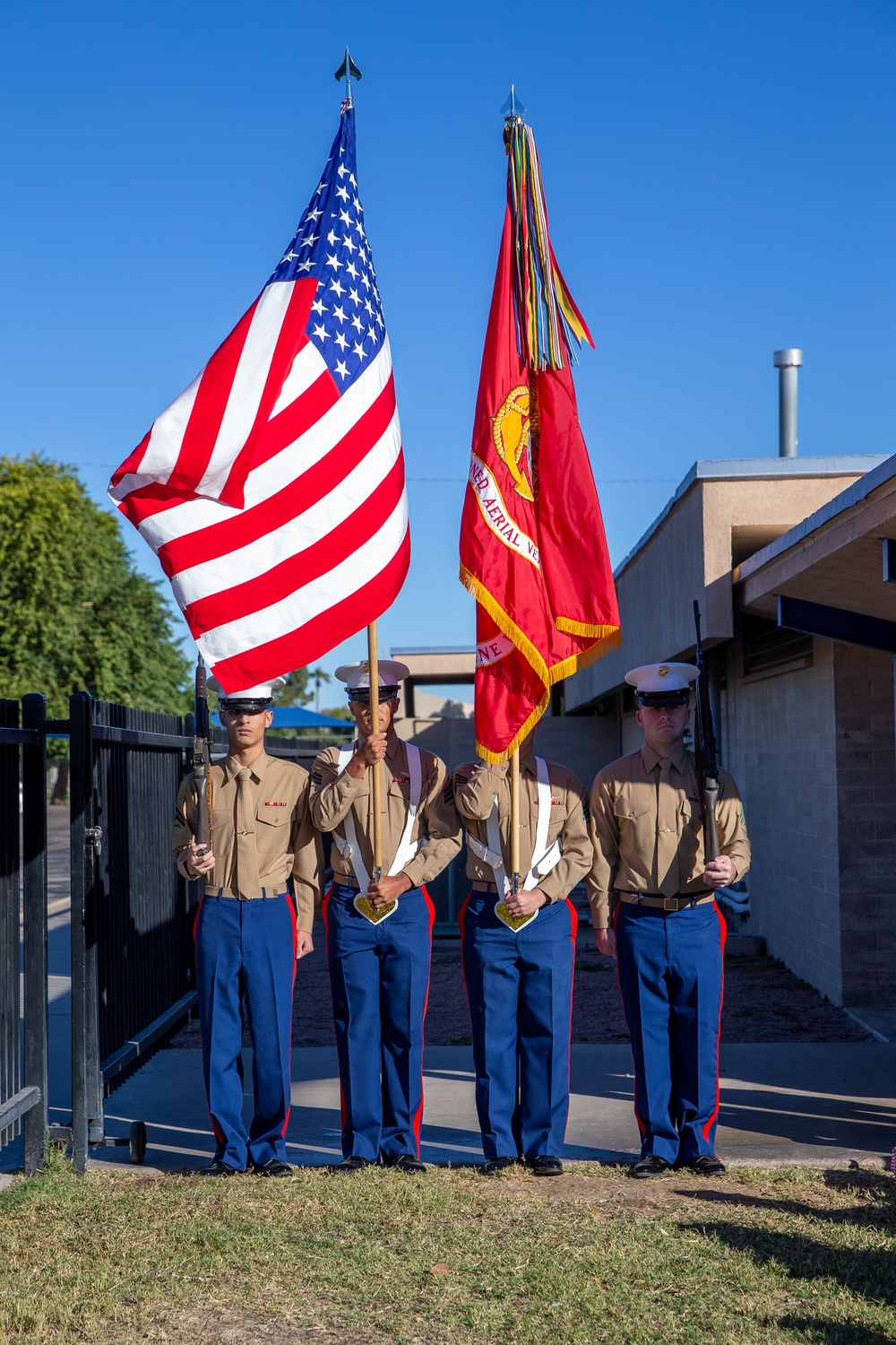 DVIDS - Images - VMU-1 Color Guard Performs At James B. Rolle ...