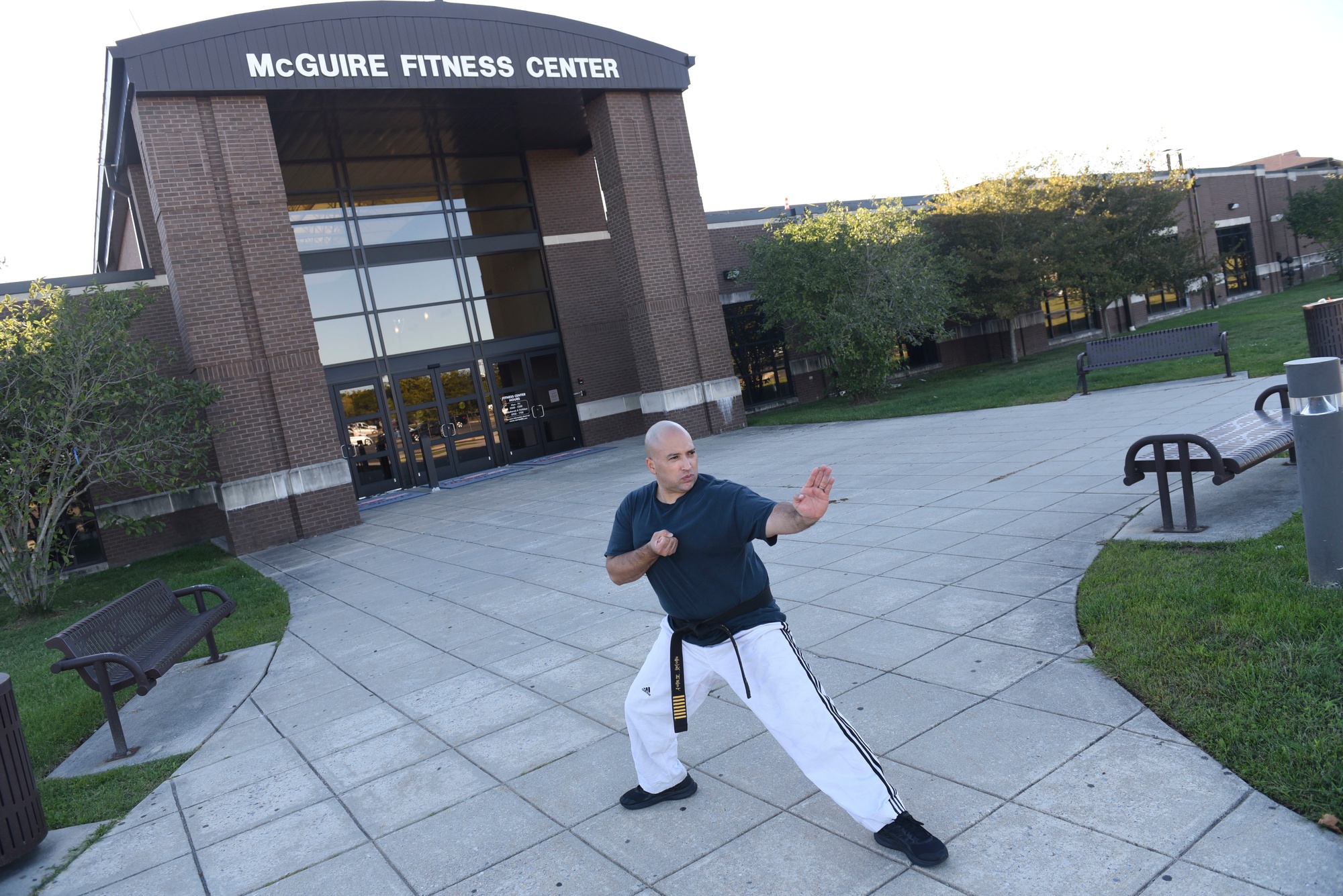 New Jersey Grand Master leads Airmen in PT alternative > 108th Wing >  Display