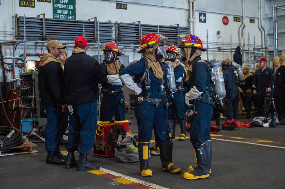 Truman is the flagship of the Harry S. Truman Carrier Strike Group and is currently in port aboard Naval Station Norfolk.