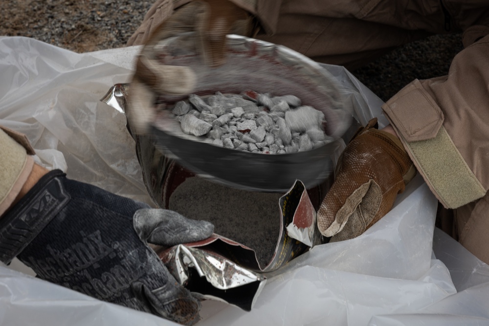 9th Engineer Support Battalion Marines conduct Demolition Range