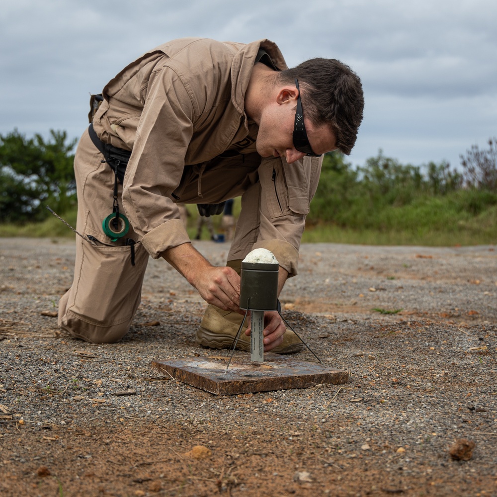 9th Engineer Support Battalion Marines conduct Demolition Range