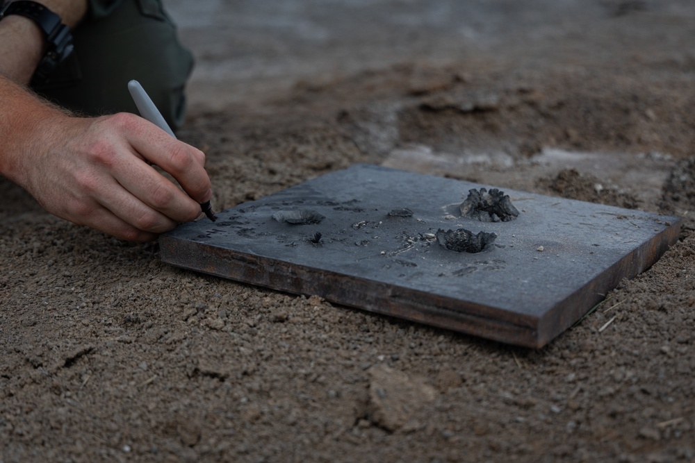 9th Engineer Support Battalion Marines conduct Demolition Range