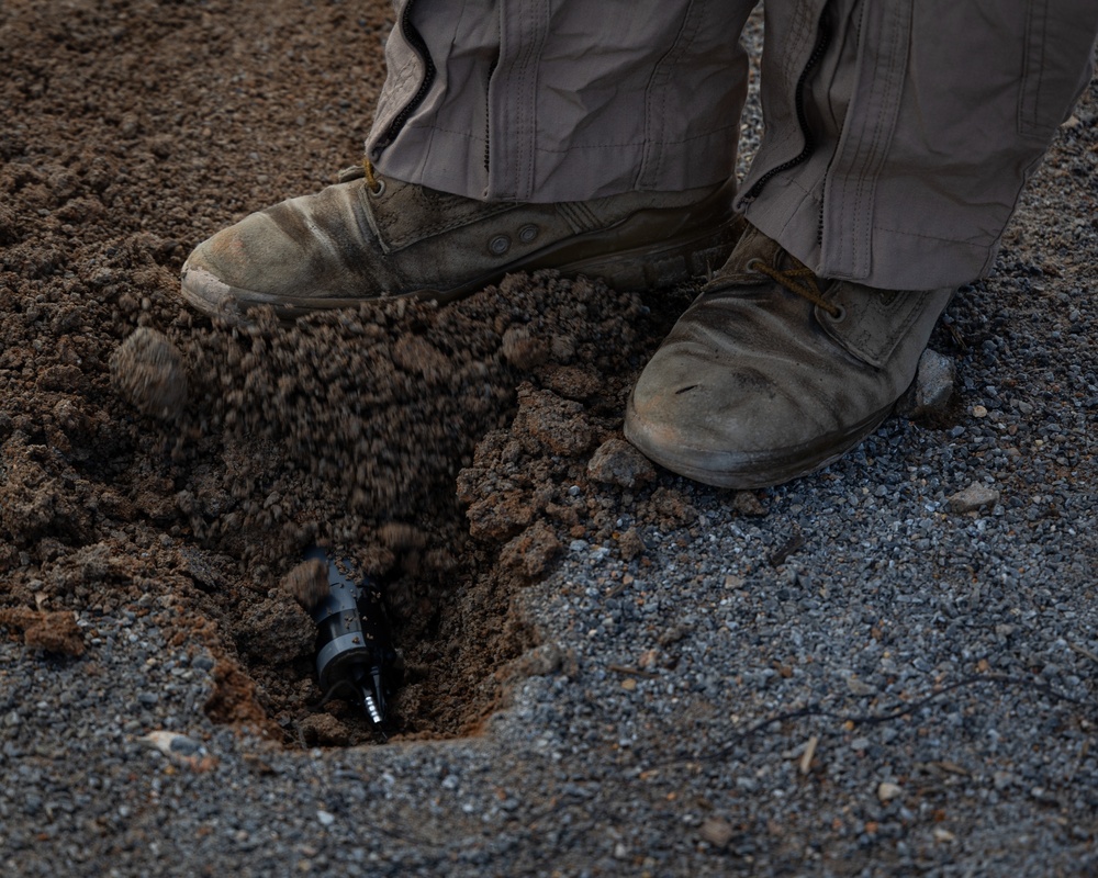 9th Engineer Support Battalion Marines conduct Demolition Range