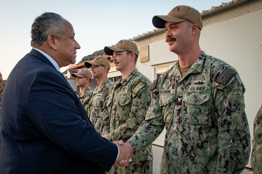 SECNAV Visits Team Souda