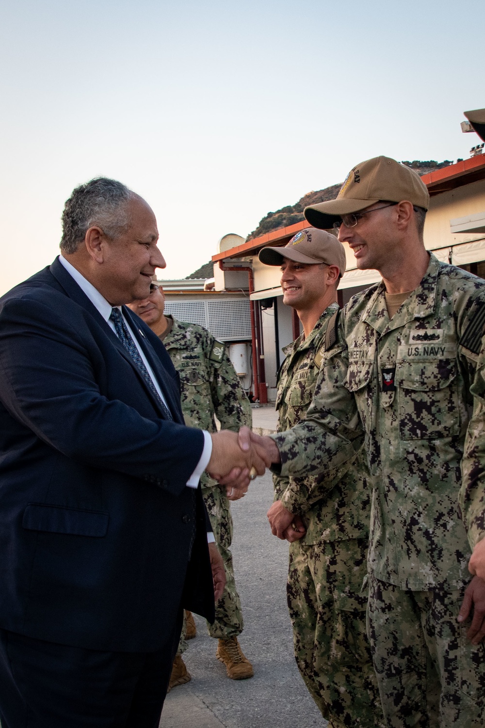 SECNAV Visits Team Souda