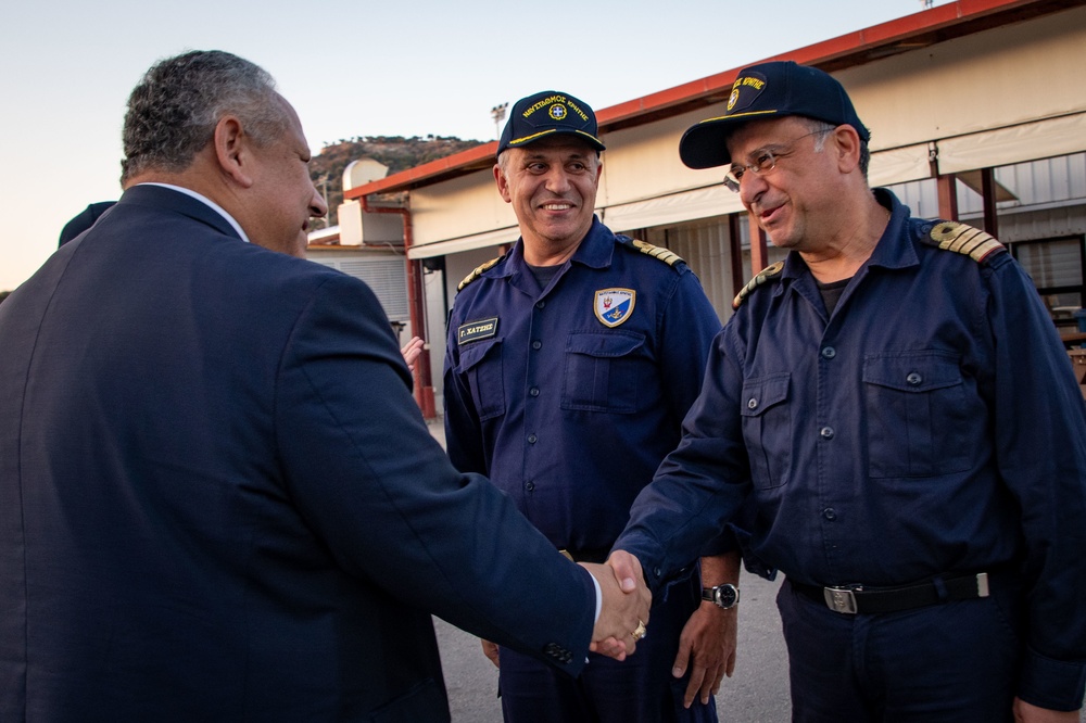 SECNAV Visits Team Souda