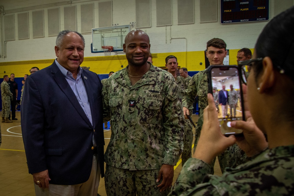 SECNAV Visits Team Souda