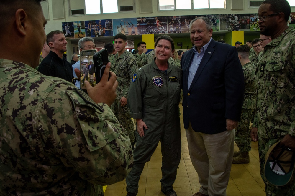 SECNAV Visits Team Souda