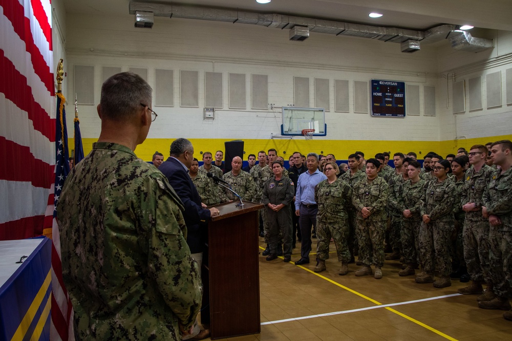 SECNAV Visits Team Souda