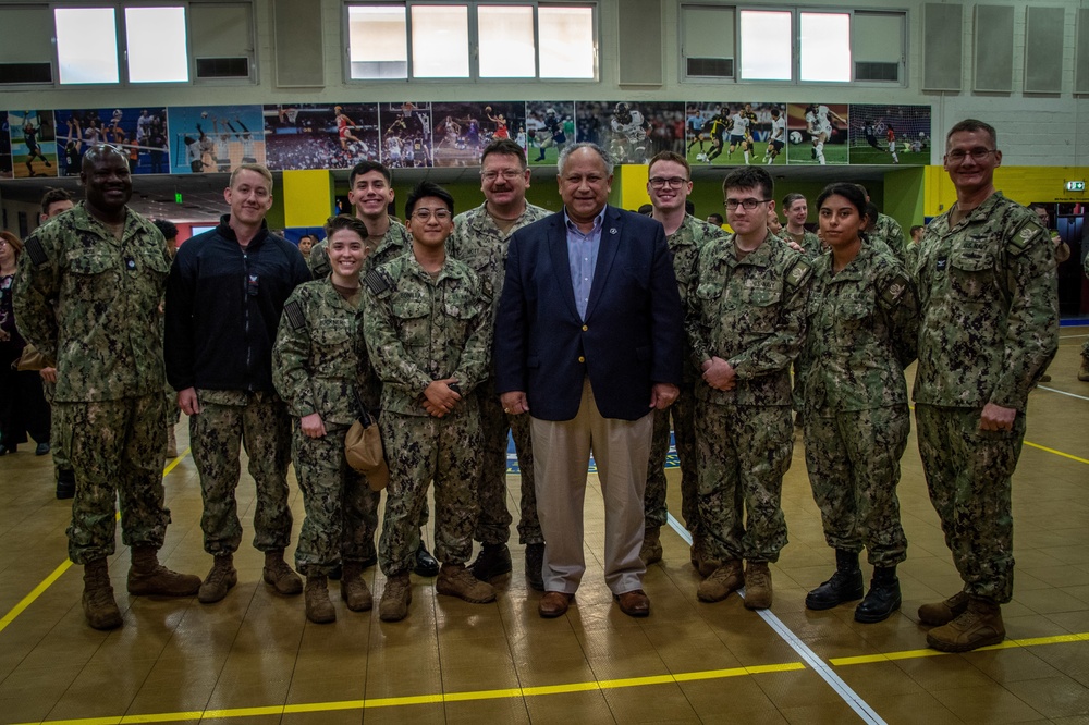 SECNAV Visits Team Souda