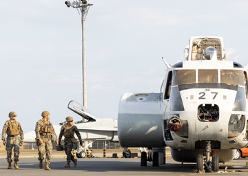 Exercise Active Shield 2022: US Marines conduct an aircraft recovery operation