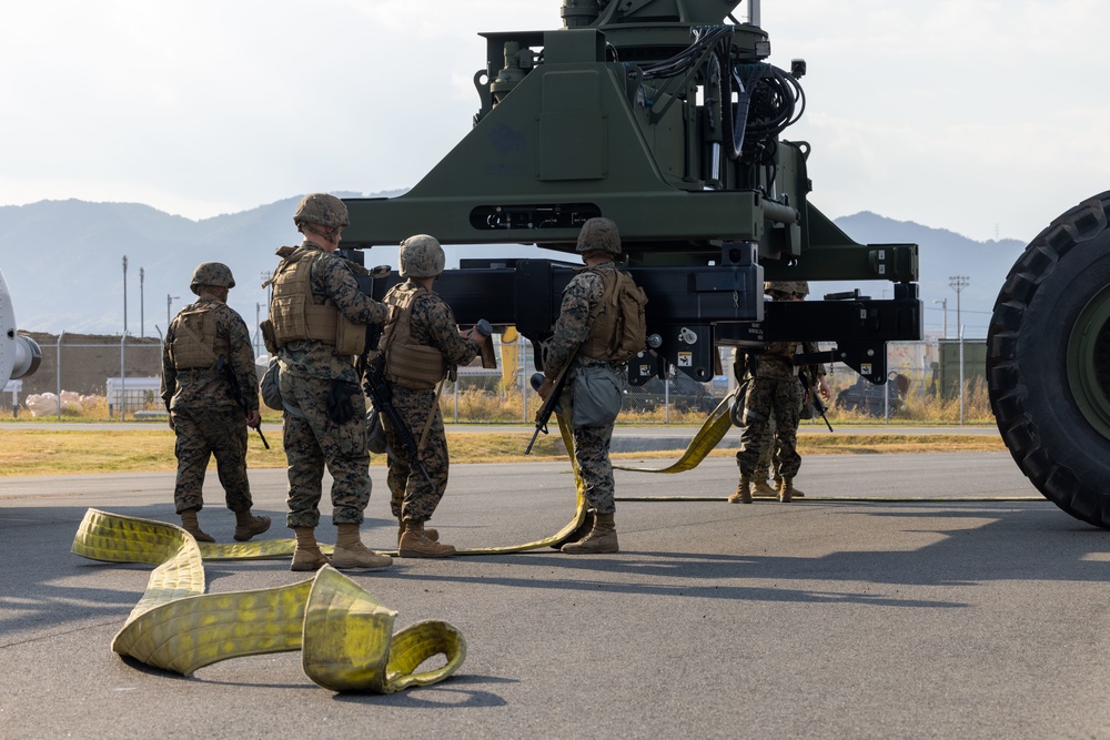 Exercise Active Shield 2022: US Marines conduct an aircraft recovery operation