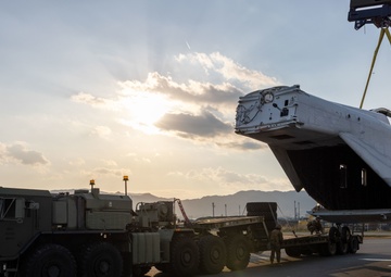 Exercise Active Shield 2022: US Marines conduct an aircraft recovery operation