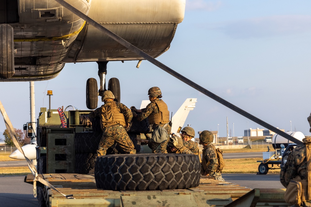 Exercise Active Shield 2022: US Marines conduct an aircraft recovery operation
