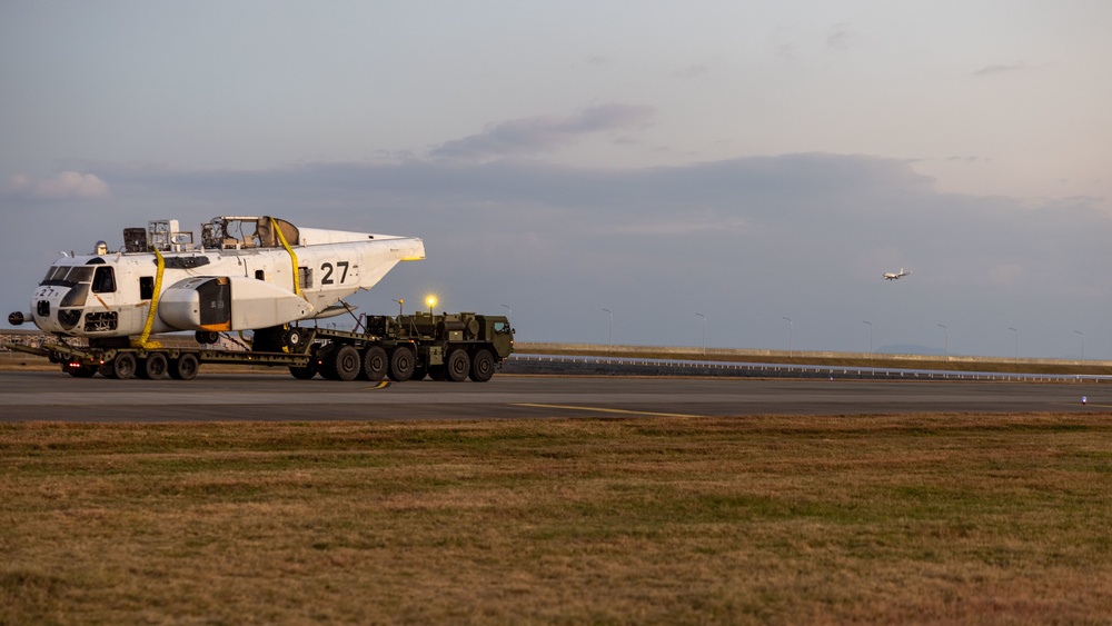 Exercise Active Shield 2022: US Marines conduct an aircraft recovery operation