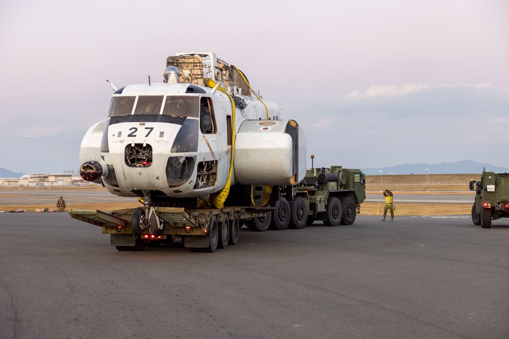 Exercise Active Shield 2022: US Marines conduct an aircraft recovery operation