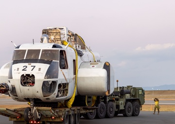 Exercise Active Shield 2022: US Marines conduct an aircraft recovery operation