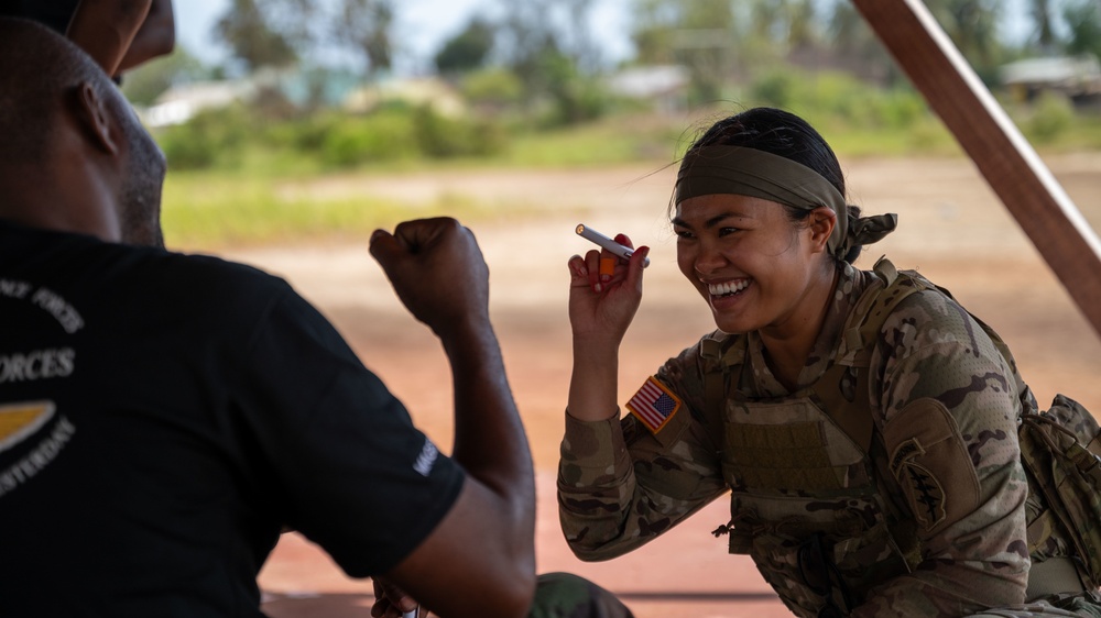 SOCAF Civil Affairs Personnel Conduct a JCET in Tanzania