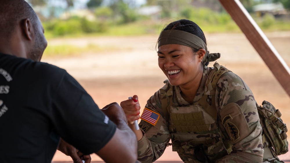 SOCAF Civil Affairs Personnel Conduct a JCET in Tanzania