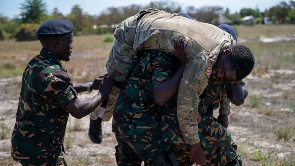 SOCAF Civil Affairs Personnel Conduct a JCET in Tanzania