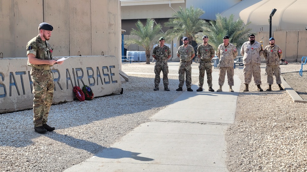 Remembrance Day Parade and Veterans Day Ceremony held in Iraq