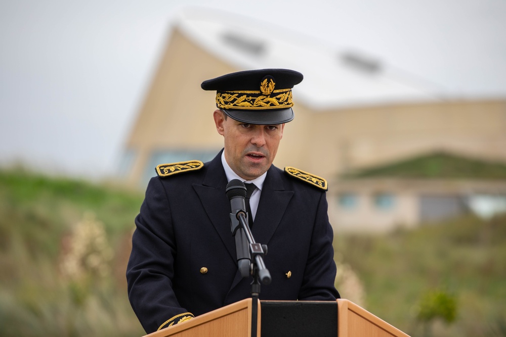 USS Normandy Arrives in Cherbourg, Normandy