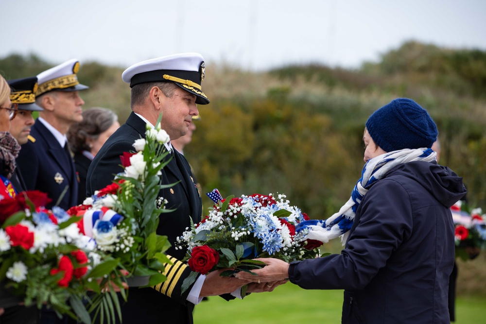 USS Normandy Arrives in Cherbourg, Normandy