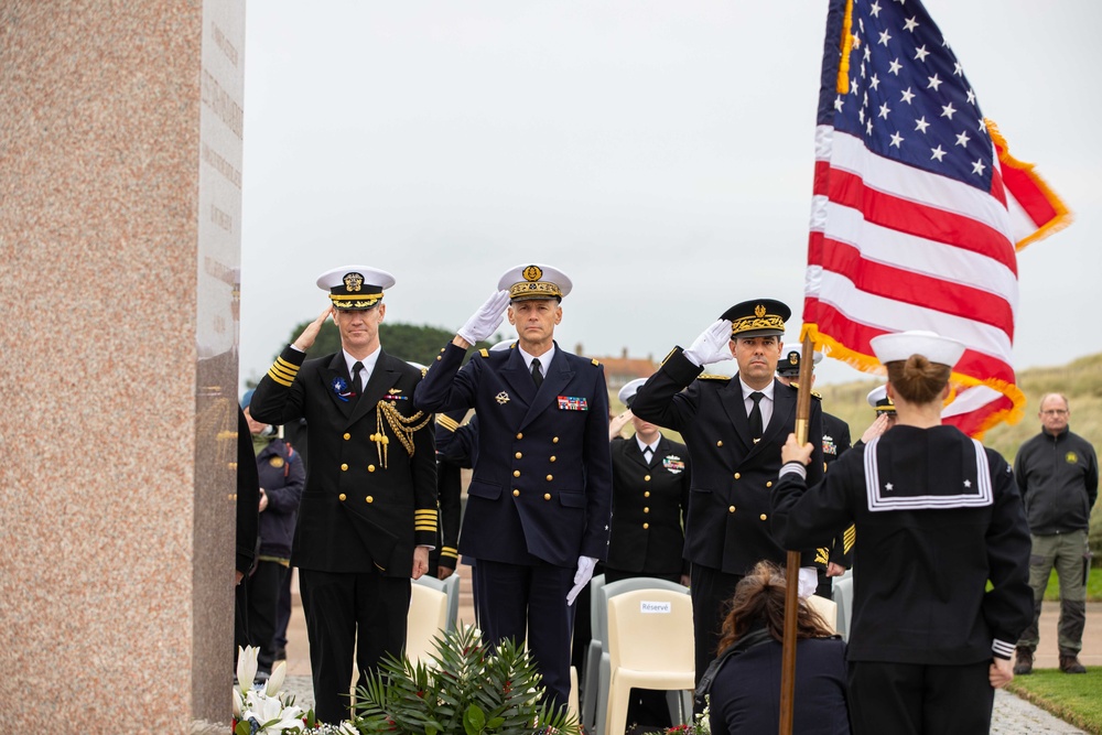 USS Normandy Arrives in Cherbourg, Normandy