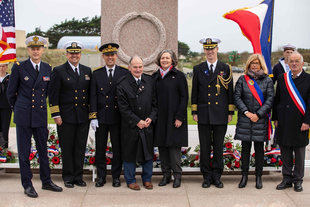 USS Normandy Arrives in Cherbourg, Normandy