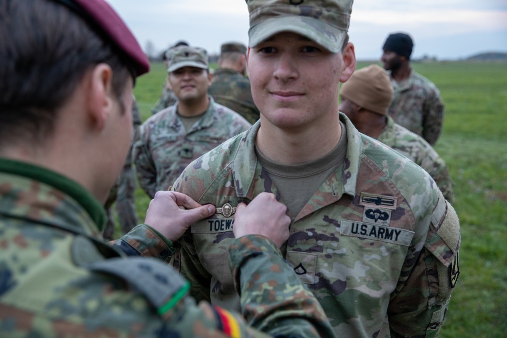 Sky Soldiers conduct multinational jump