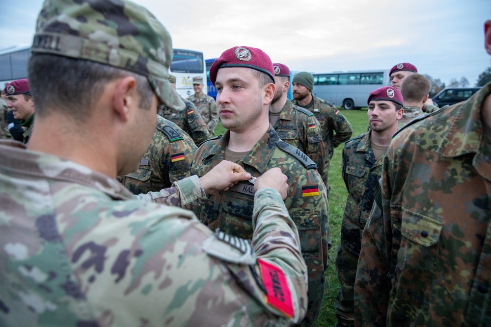 Sky Soldiers conduct multinational jump