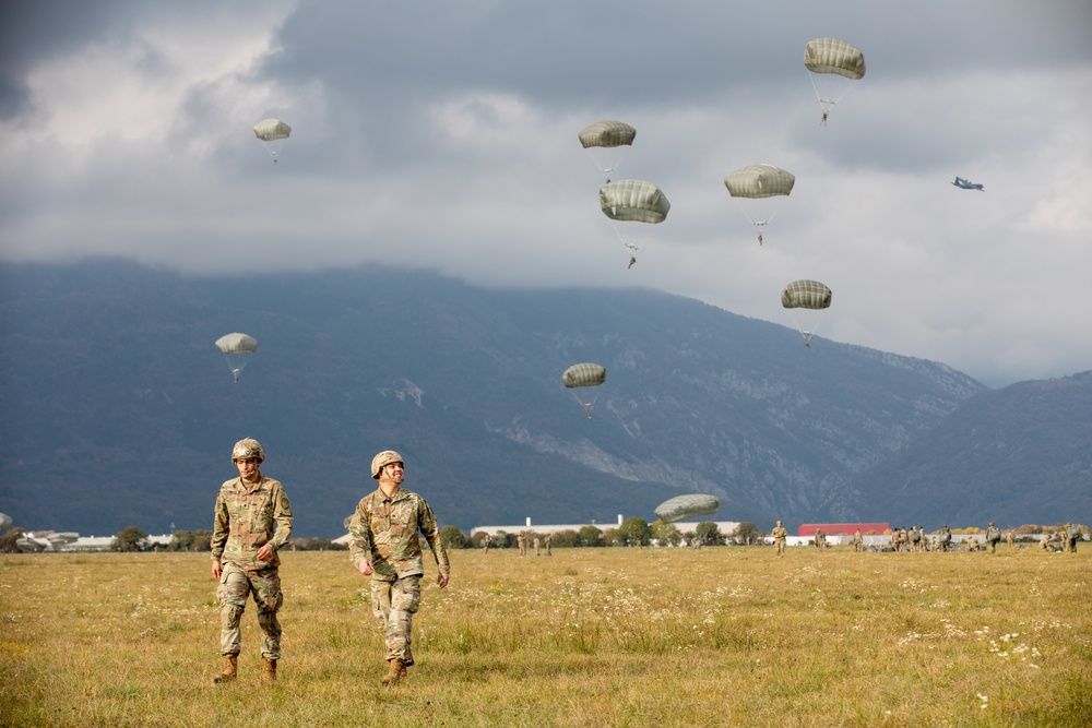 Sky Soldiers conduct multinational jump