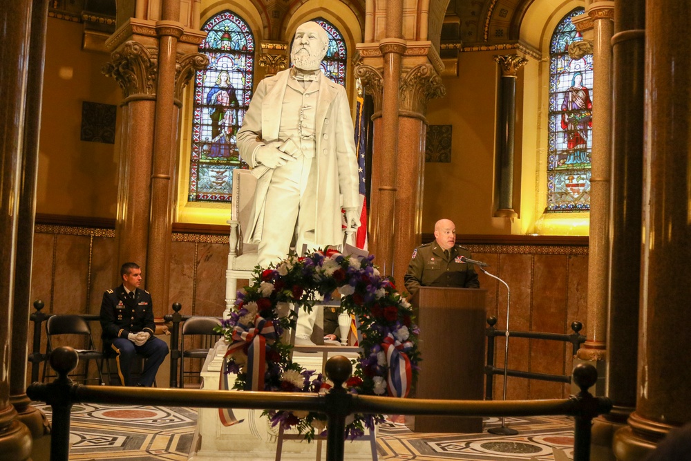 Ceremony Honors Former President Garfield