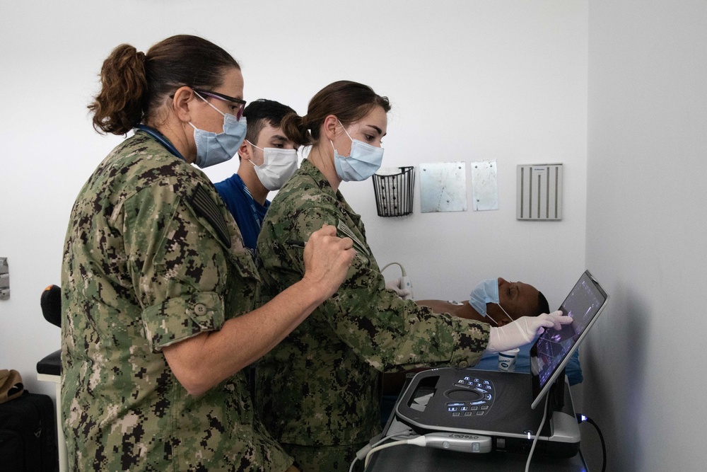 U.S. Navy Sailors visit Hospital Naval de Cartagena during Continuing Promise 2022