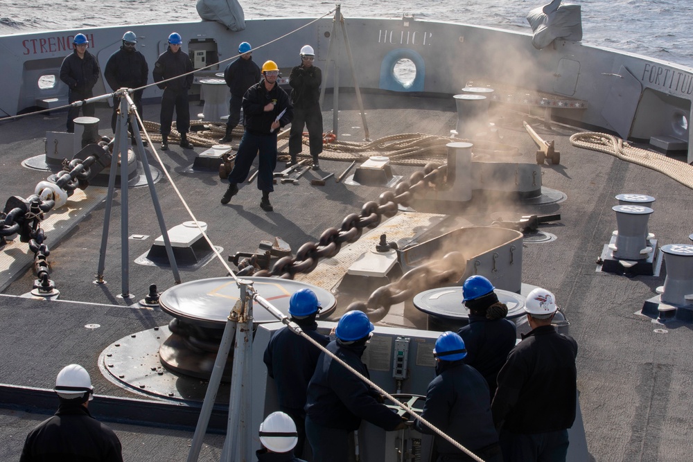 USS Arlington prepares for INSURV