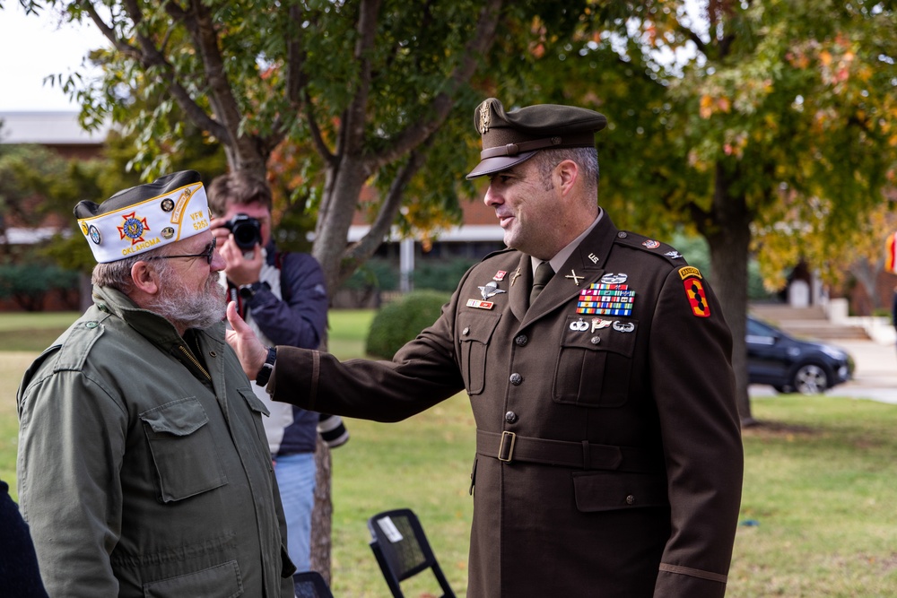 434 FA honors Veterans at Cameron University