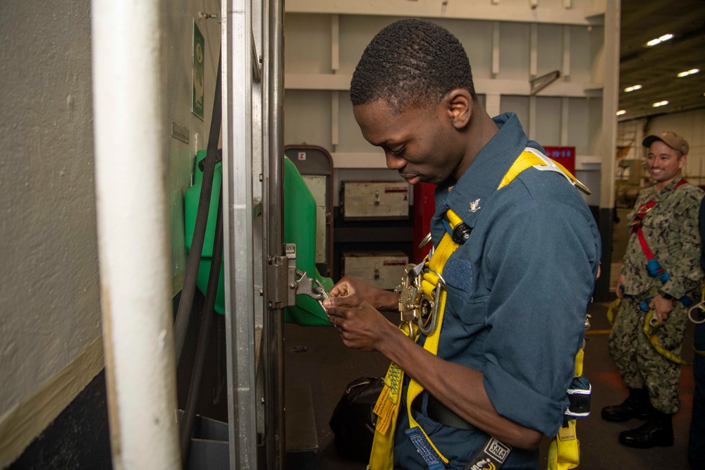 USS Carl Vinson (CVN 70) Fall Protection Training