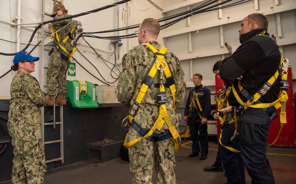 USS Carl Vinson (CVN 70) Fall Protection Training