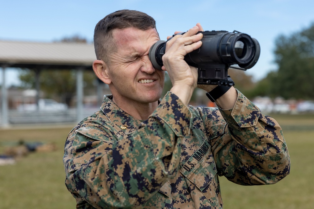 Combat Logistics Battalion 24 holds Camouflage Netting Demonstration